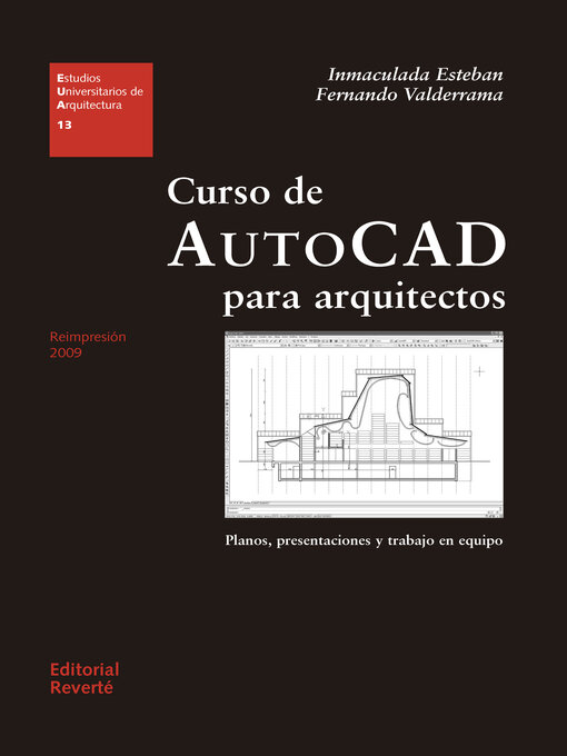 Title details for Curso de AutoCad para arquitectos by Fernando González Fernández de Valderrama - Available